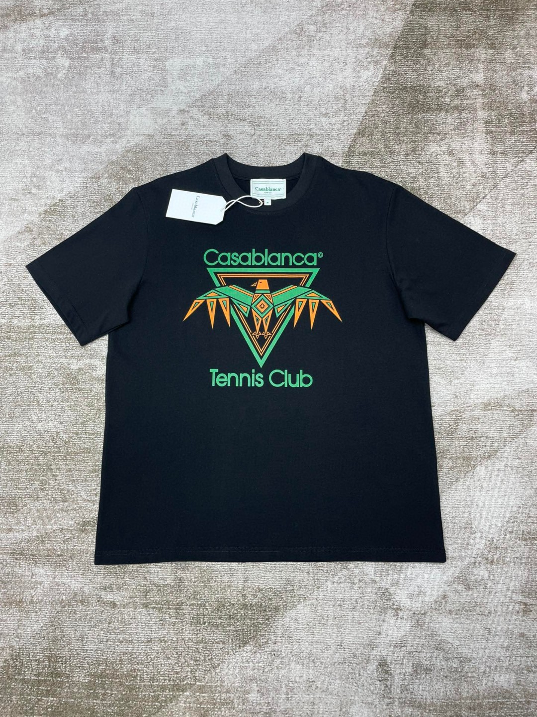 nuevo modelo Casablanca CASABLANCA camiseta de manga corta, desarrollo original, tela de algodón puro de doble hilo de …