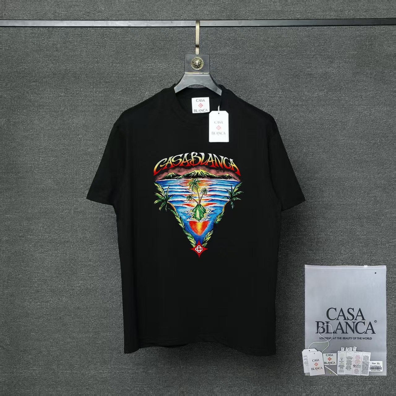카사블랑카 26SS 여성 반팔 91070 Casablanca T Shirt