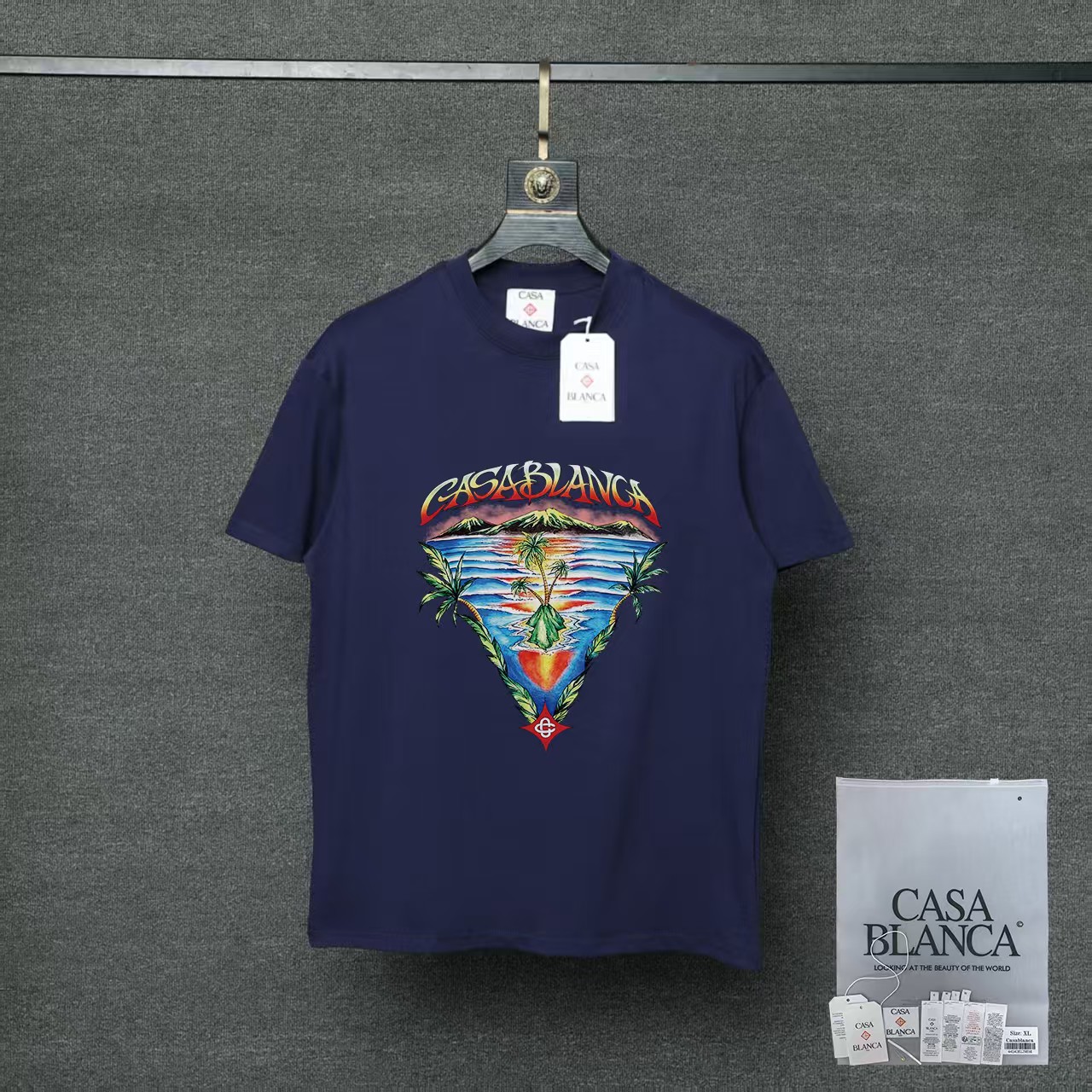 카사블랑카 26SS 여성 반팔 91072 Casablanca T Shirt
