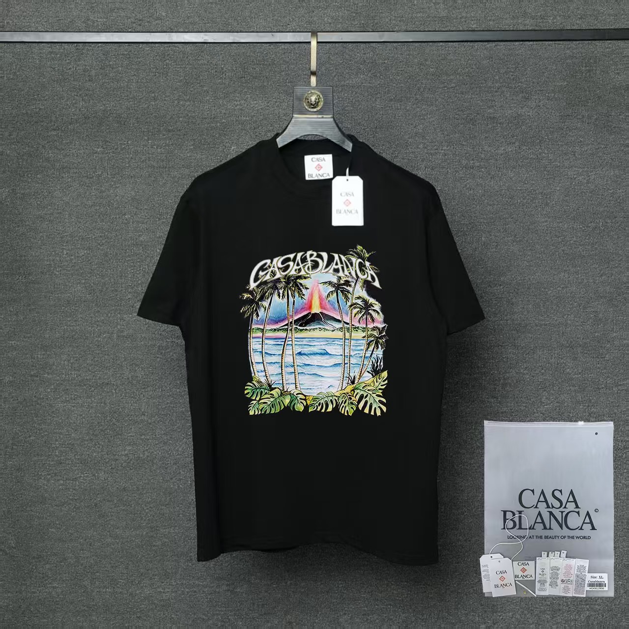 카사블랑카 26SS 여성 반팔 91074 Casablanca T Shirt