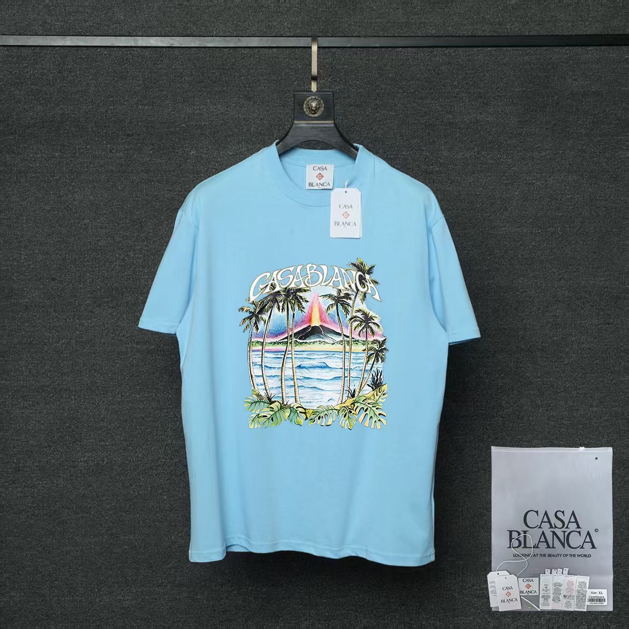 카사블랑카 26SS 여성 반팔 91075 Casablanca T Shirt