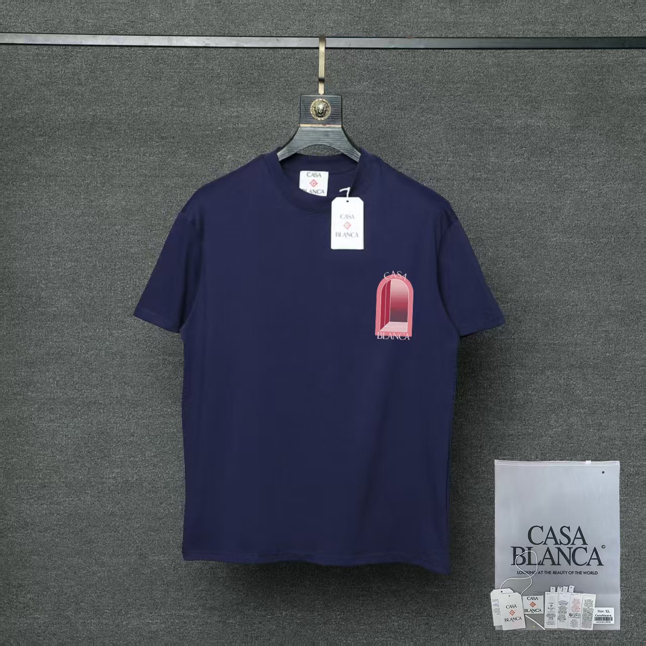 카사블랑카 26SS 여성 반팔 91077 Casablanca T Shirt