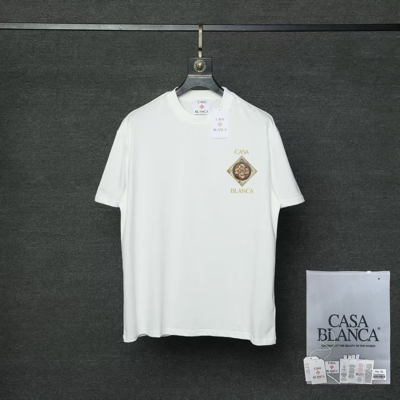 카사블랑카 26SS 여성 반팔 91084 Casablanca T Shirt