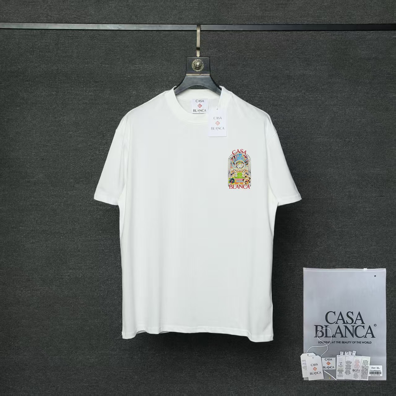 카사블랑카 26SS 여성 반팔 91088 Casablanca T Shirt