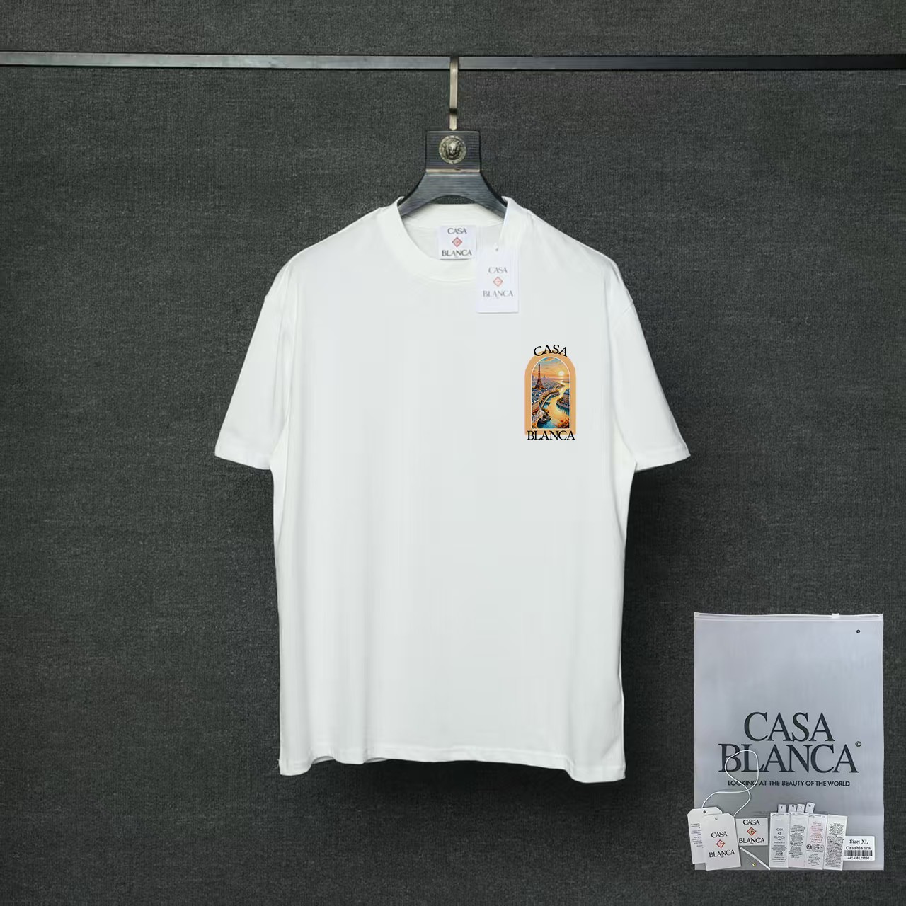 카사블랑카 26SS 여성 반팔 91090 Casablanca T Shirt