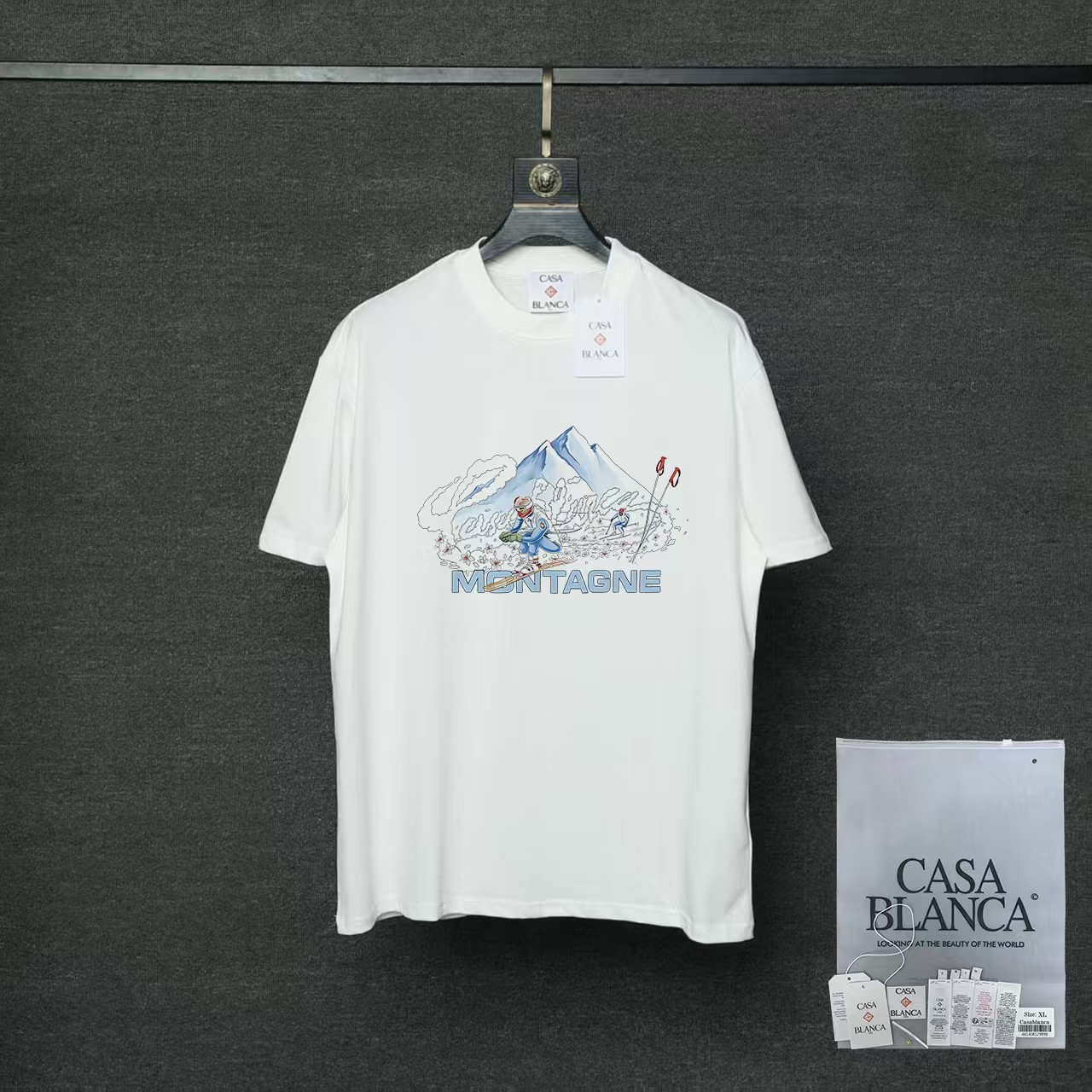 카사블랑카 26SS 여성 반팔 91094 Casablanca T Shirt