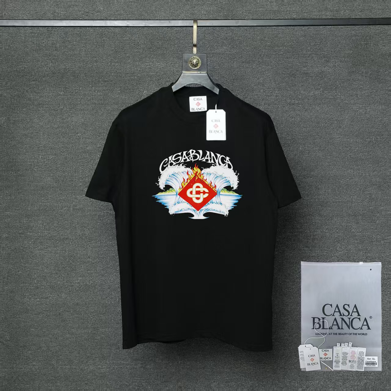 카사블랑카 26SS 여성 반팔 91055 Casablanca T Shirt