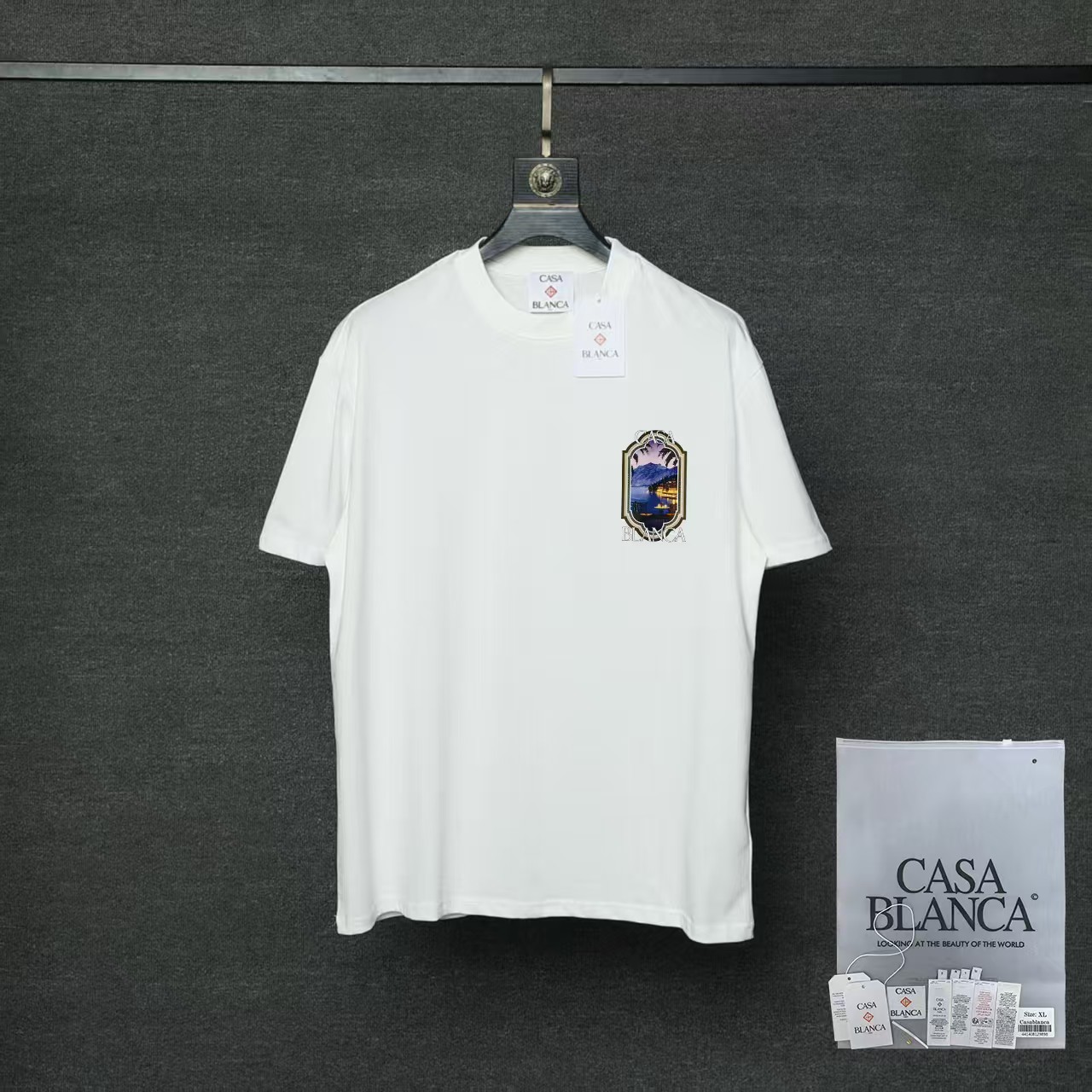카사블랑카 26SS 여성 반팔 91049 Casablanca T Shirt