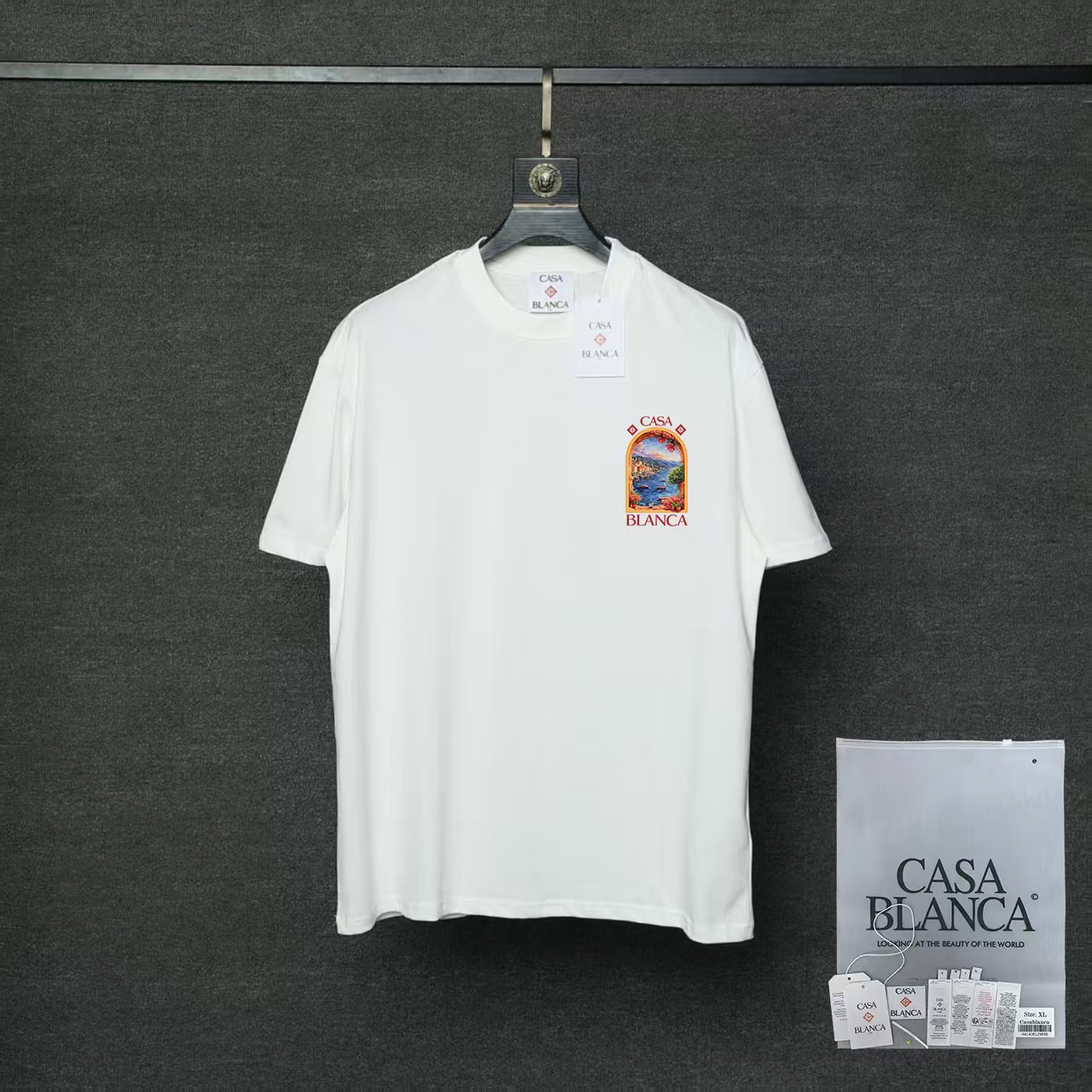 카사블랑카 26SS 여성 반팔 91046 Casablanca T Shirt