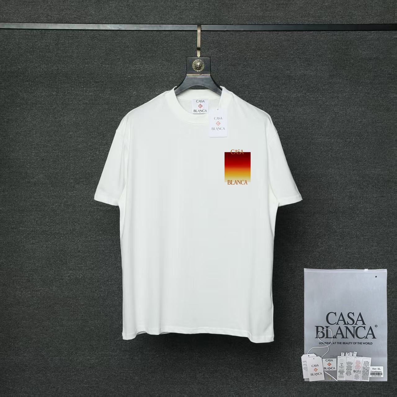 카사블랑카 26SS 여성 반팔 91039 Casablanca T Shirt