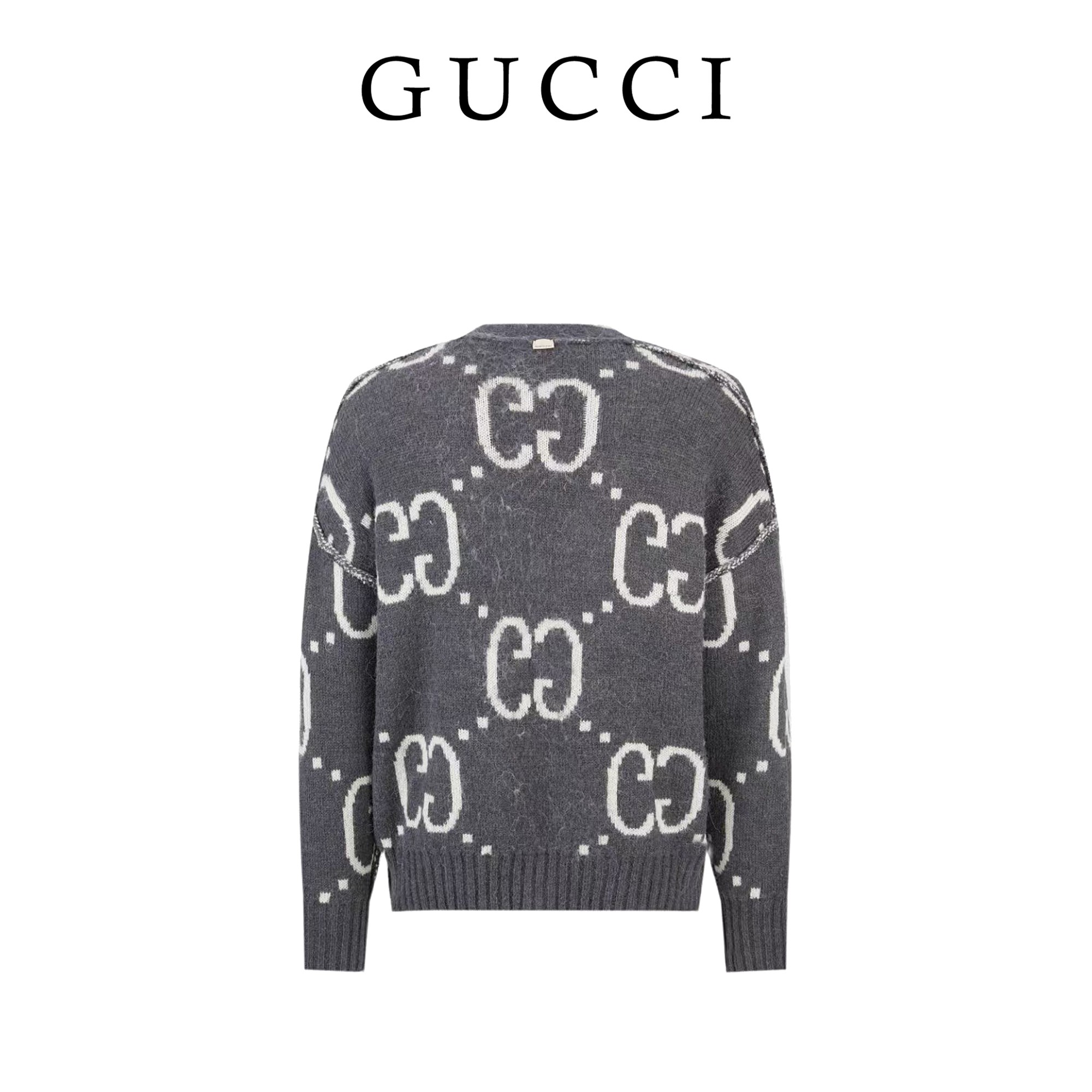 双面毛衣 Gucci古驰24ss马海毛 双面穿针织开衫毛衣-Chinese UA Cheap High Quatity Brand Clothes Bags handbags Sneakers wholesale wholesaler seller from China Factory suppliers Fashion Clothing Shoes best Quality Beautiful Price 双面毛衣 Gucci古驰24ss马海毛 双面穿针织开衫毛衣