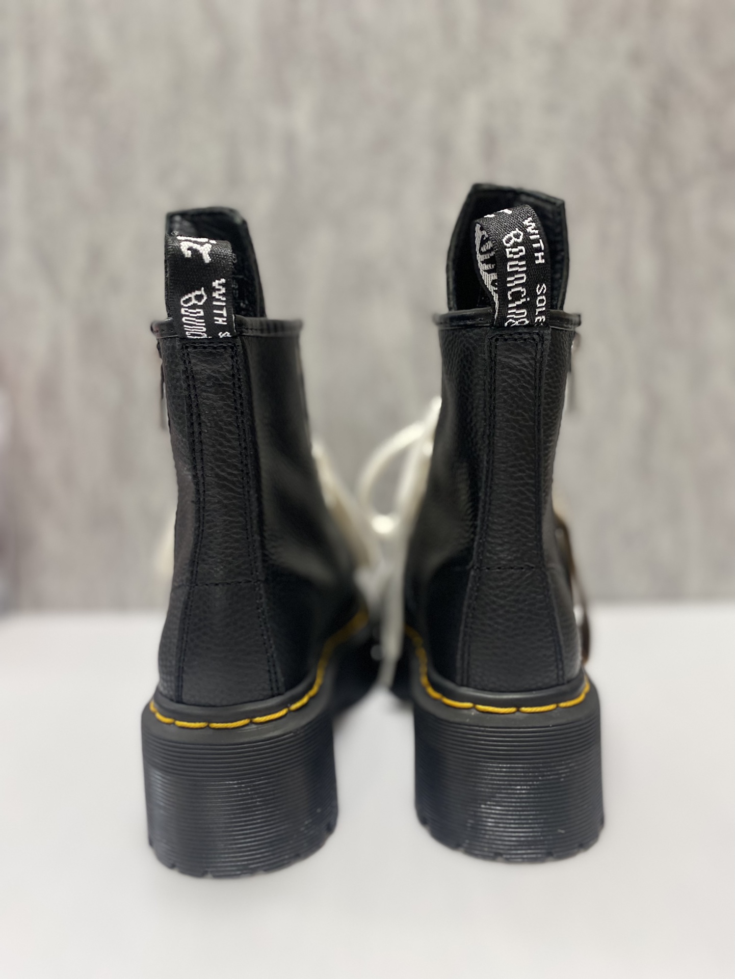 240 Rick Owens x Dr. Martens 1460 Bex Hiking Boots 松高厚底高帮英伦骑士朋克复古机车风粗跟马丁靴