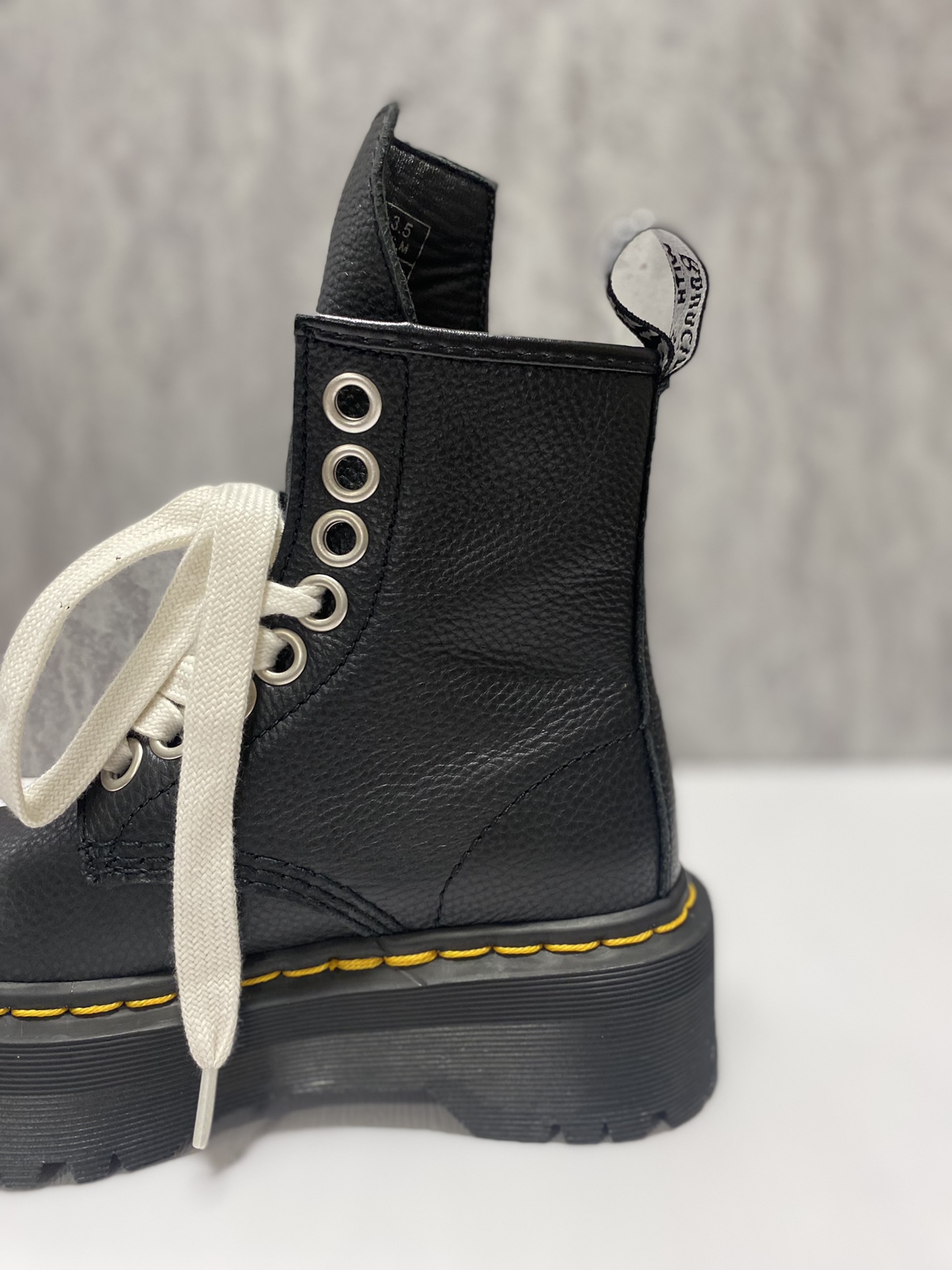 240 Rick Owens x Dr. Martens 1460 Bex Hiking Boots 松高厚底高帮英伦骑士朋克复古机车风粗跟马丁靴