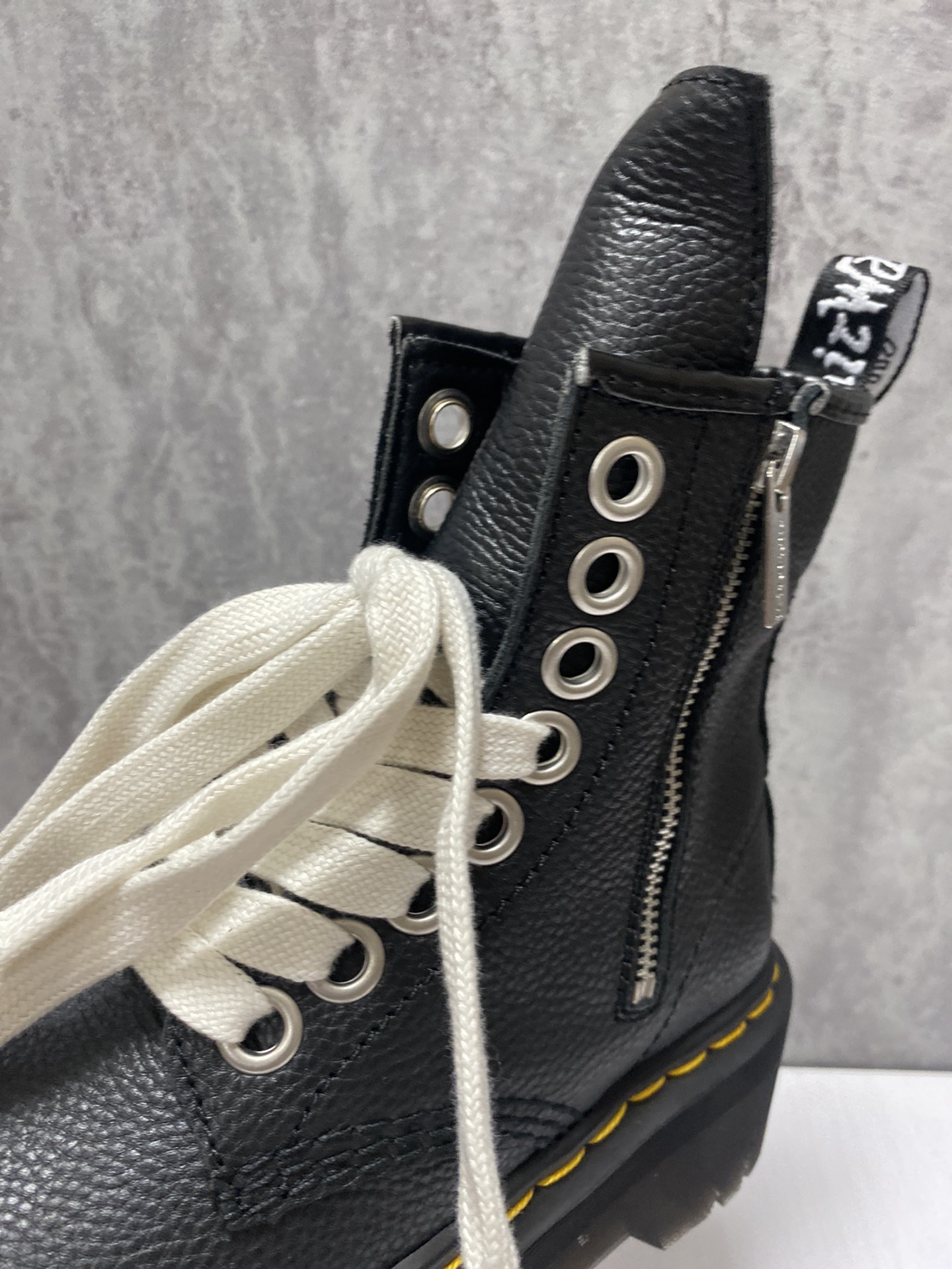 240 Rick Owens x Dr. Martens 1460 Bex Hiking Boots 松高厚底高帮英伦骑士朋克复古机车风粗跟马丁靴