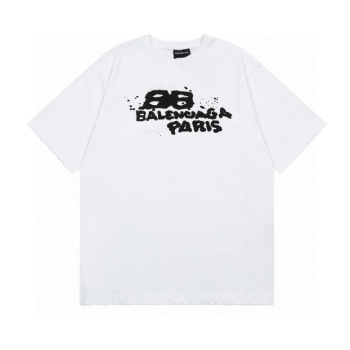 Balenciaga 2025 SS Hand-Painted Graffiti Short-Sleeve T-Shirt 1 Balenciaga 2025 SS Hand-Painted Graffiti Short-Sleeve T-Shirt