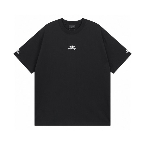 Balenciaga 2025 SS Ski Collection 3B Logo Embroidered Short Sleeve T-Shirt 1 Balenciaga 2025 SS Ski Collection 3B Logo Embroidered Short Sleeve T-Shirt