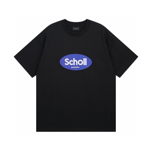 Balenciaga x Scholl Printed Short Sleeve T-Shirt | Premium Quality Cotton Tee 1 Balenciaga x Scholl Printed Short Sleeve T-Shirt | Premium Quality Cotton Tee