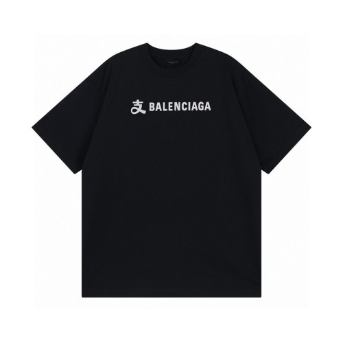 Balenciaga 2025 SS Co-branded Alipay Print Short Sleeve T-Shirt 1 Balenciaga 2025 SS Co-branded Alipay Print Short Sleeve T-Shirt