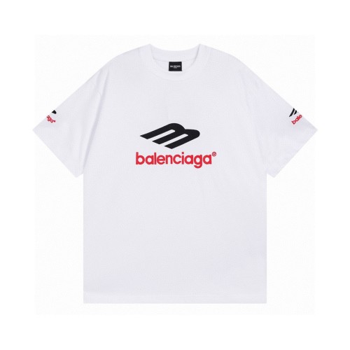 Balenciaga 2025 SS Classic Logo Embroidered Short Sleeve T-Shirt 1 Balenciaga 2025 SS Classic Logo Embroidered Short Sleeve T-Shirt