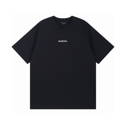 Balenciaga 2025 SS Classic Logo Print Short Sleeve T-Shirt, Black 1 Balenciaga 2025 SS Classic Logo Print Short Sleeve T-Shirt, Black