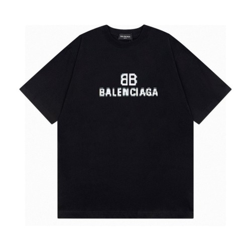 Balenciaga 2025 SS Classic BB Phantom Direct Jet Print Short Sleeve T-Shirt 1 Balenciaga 2025 SS Classic BB Phantom Direct Jet Print Short Sleeve T-Shirt