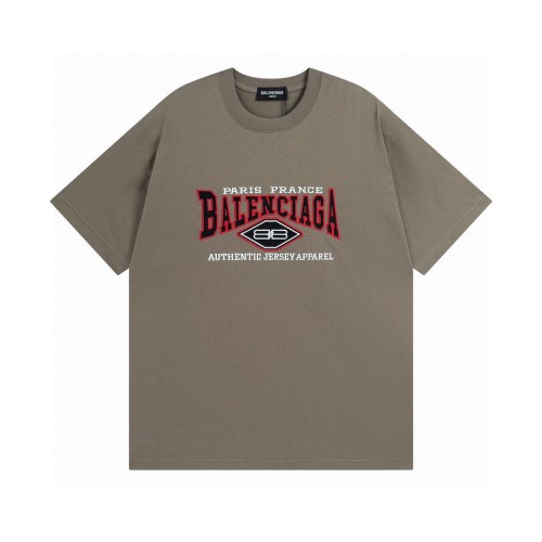 Balenciaga Paris France BB Logo Embroidered Vintage Wash Short Sleeve T-Shirt 1 Balenciaga Paris France BB Logo Embroidered Vintage Wash Short Sleeve T-Shirt