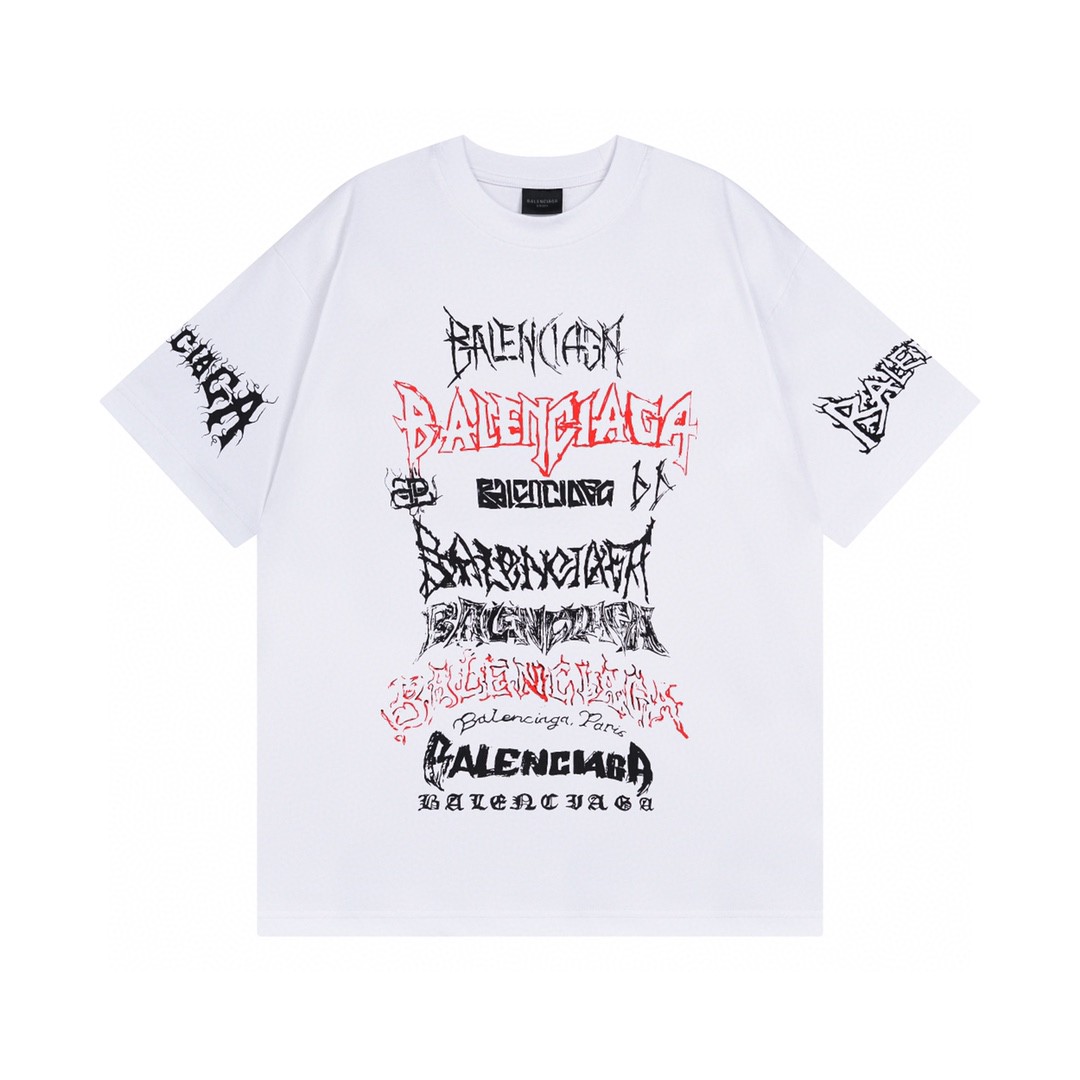 Balenciaga 2025 SS Dragon Year Limited Edition Printed Short-Sleeve T-Shirt