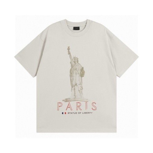 Balenciaga 2025 SS Paris Statue of Liberty Print T-Shirt Oversized Fit 1 Balenciaga 2025 SS Paris Statue of Liberty Print T-Shirt Oversized Fit