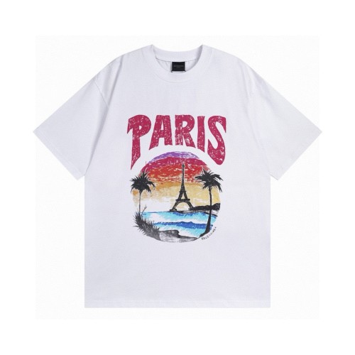 Balenciaga Paris Sunset Graphic Print Cotton T-Shirt | Summer Fashion 1 Balenciaga Paris Sunset Graphic Print Cotton T-Shirt | Summer Fashion