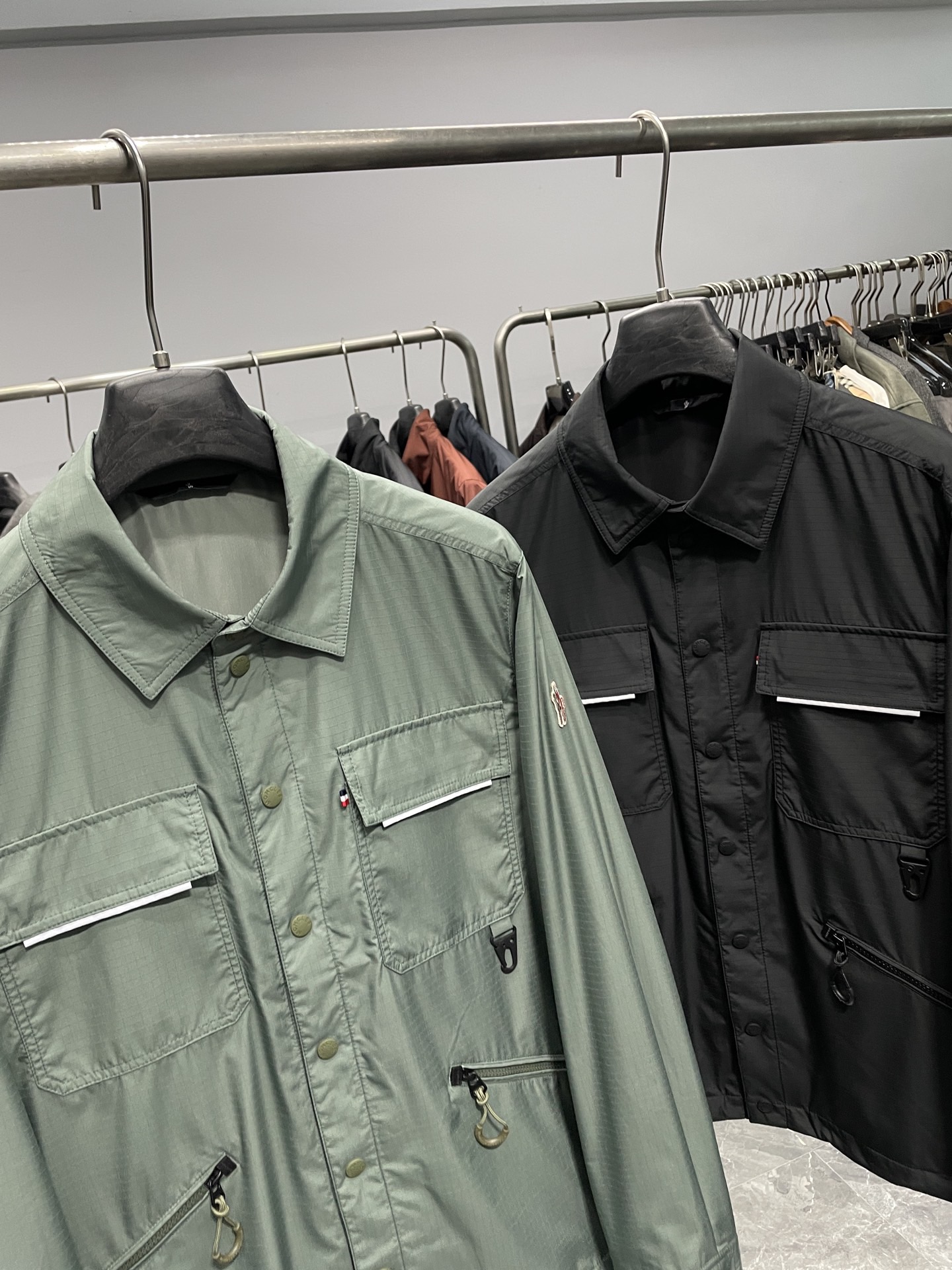 MOC25FW秋冬新款高密度尼龙防水衬衫式薄棉夹克，男士户外功能性登山系列夹克外套！贸易公司渠道稀出，同