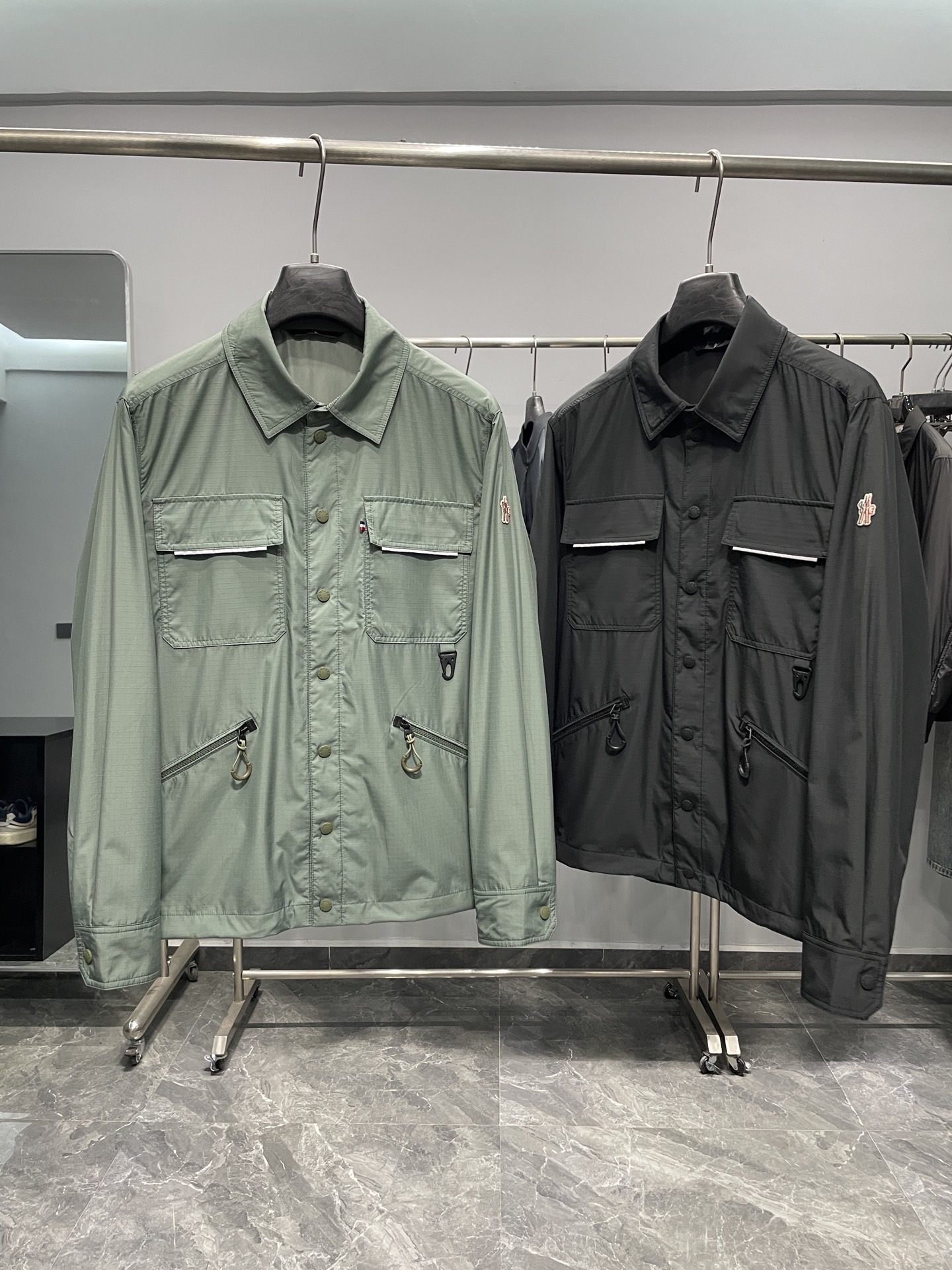 MOC25FW秋冬新款高密度尼龙防水衬衫式薄棉夹克，男士户外功能性登山系列夹克外套！贸易公司渠道稀出，同