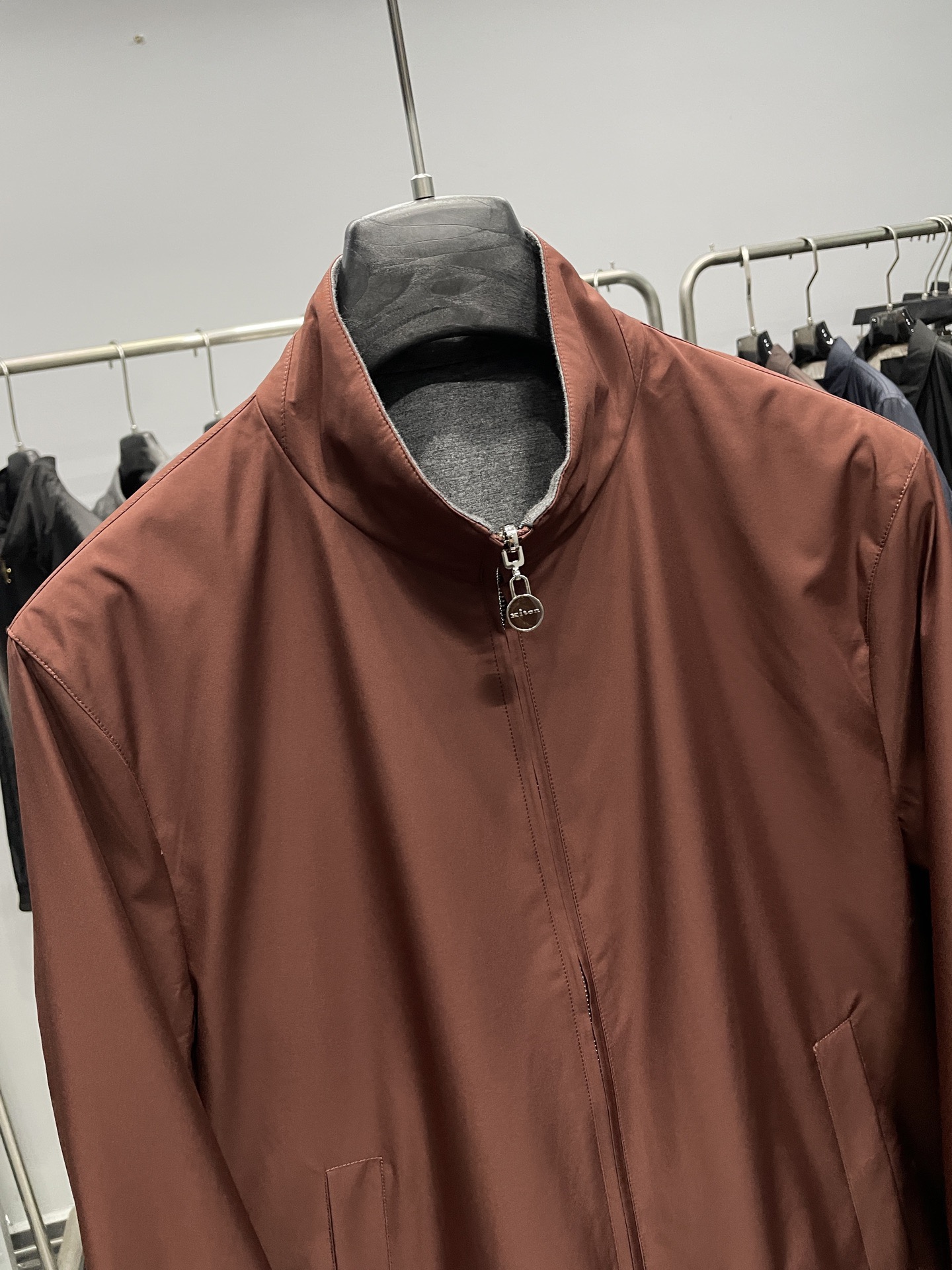 红咖色细节图～