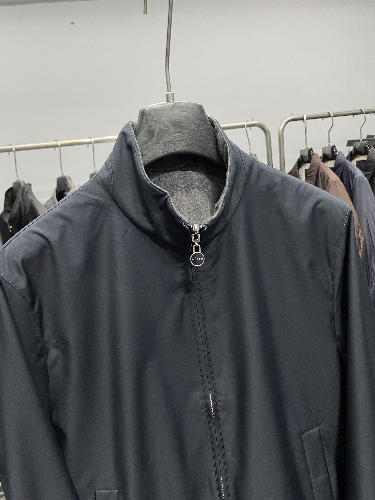 藏青色细节图～