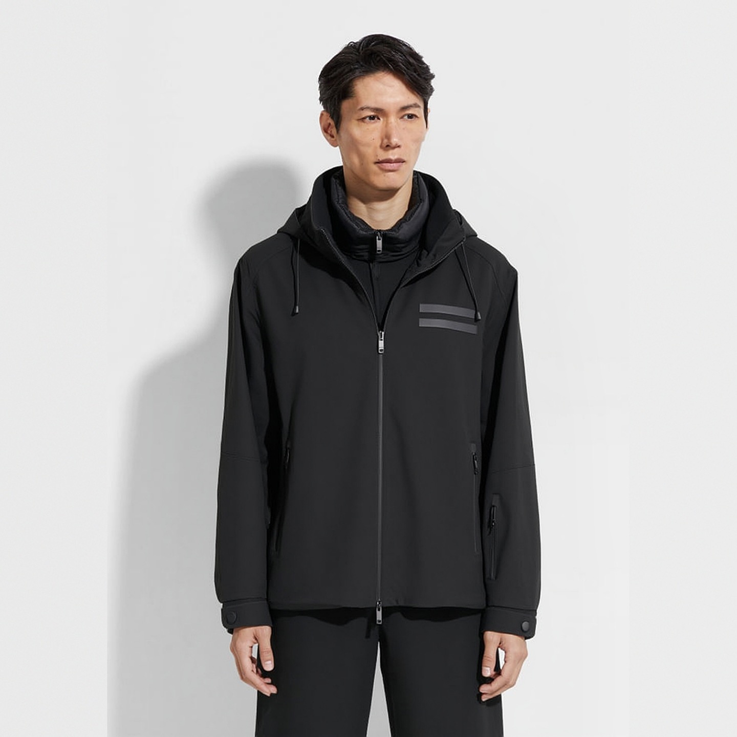 羽绒服 模特图～