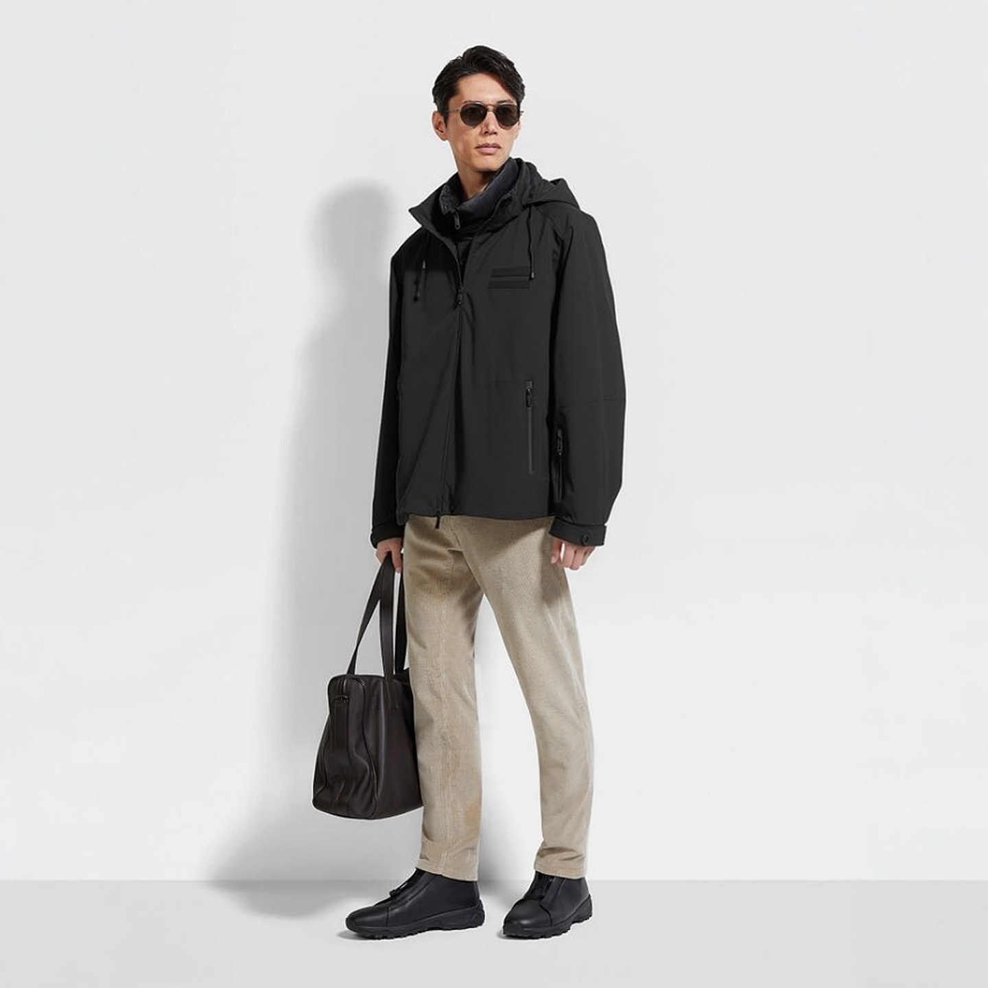 羽绒服 模特图～