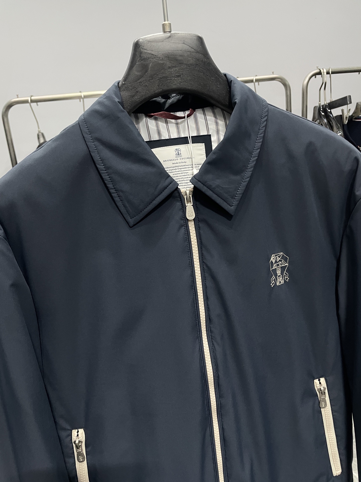 藏青色细节图～