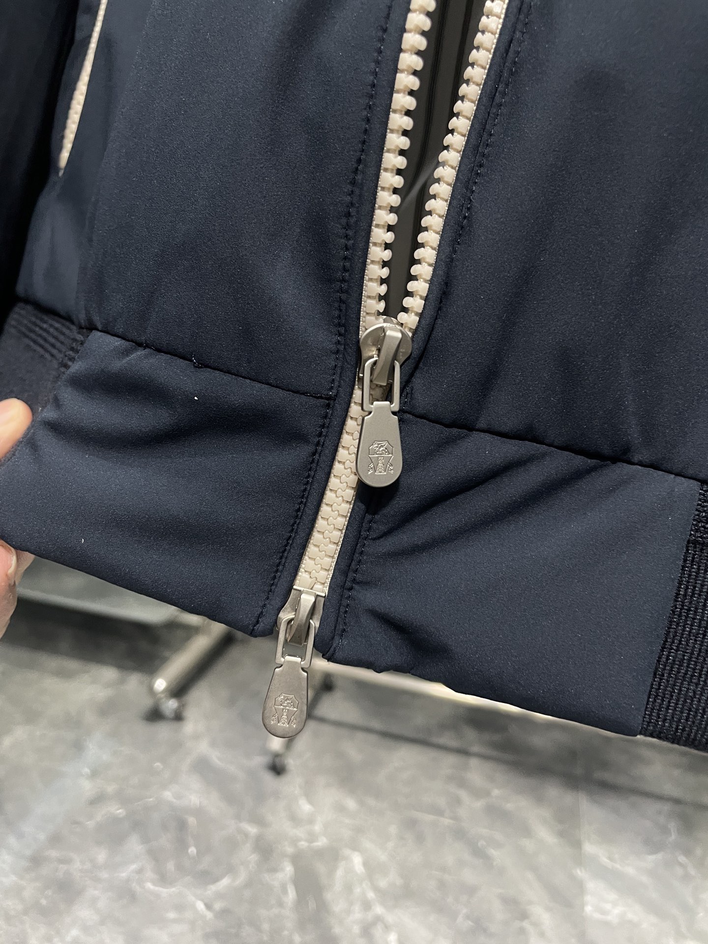 藏青色细节图～