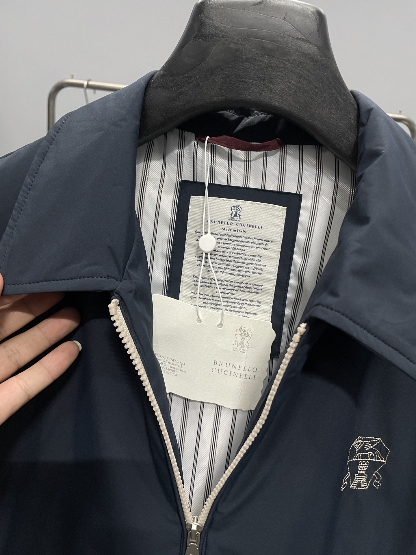 藏青色细节图～