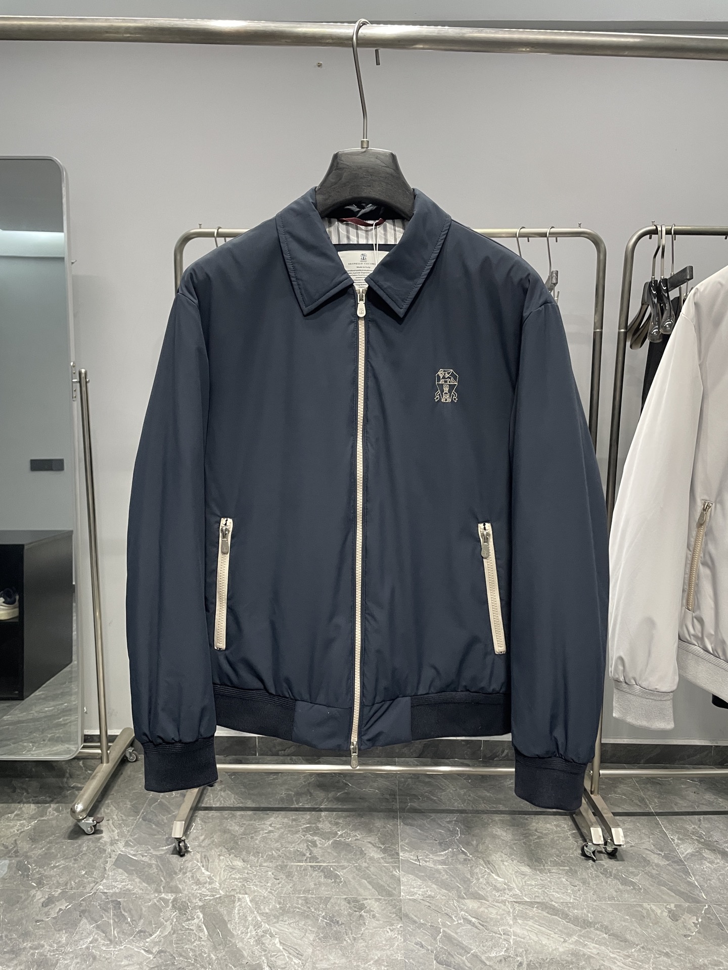 藏青色细节图～