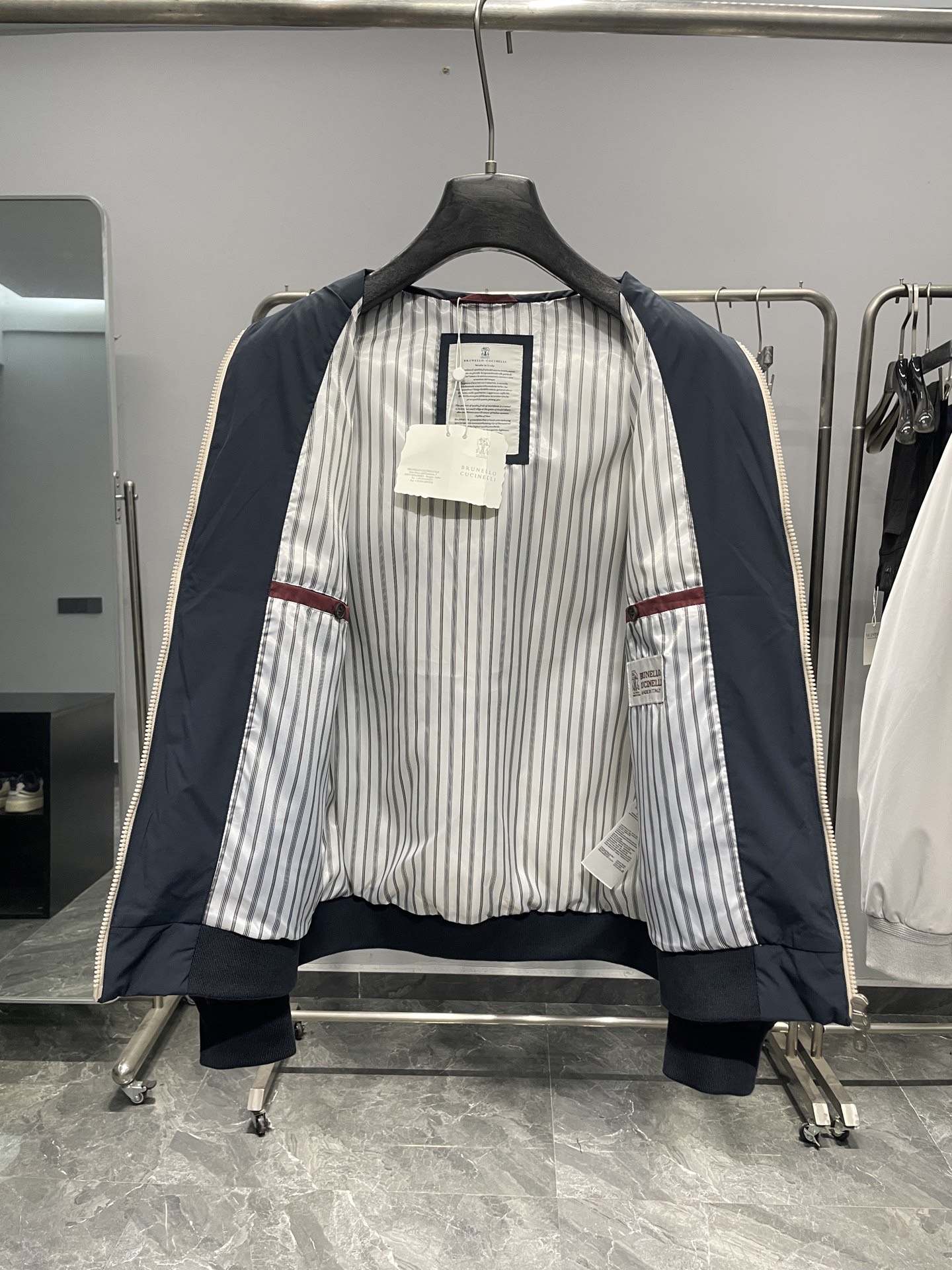 藏青色细节图～