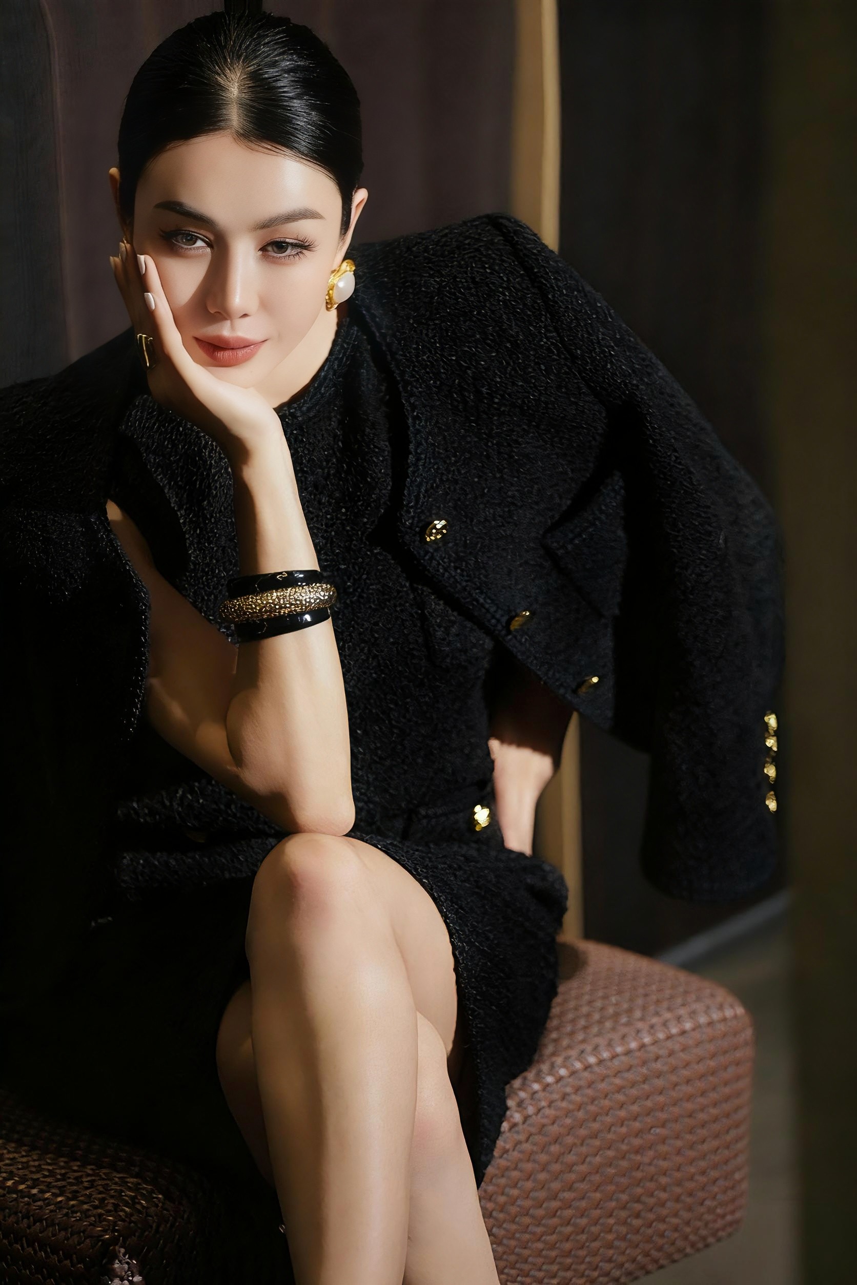 Elegant Wool Blend Tweed Set, Classic Design, Perfect for Autumn/Winter 1 a1758726647215 3018
