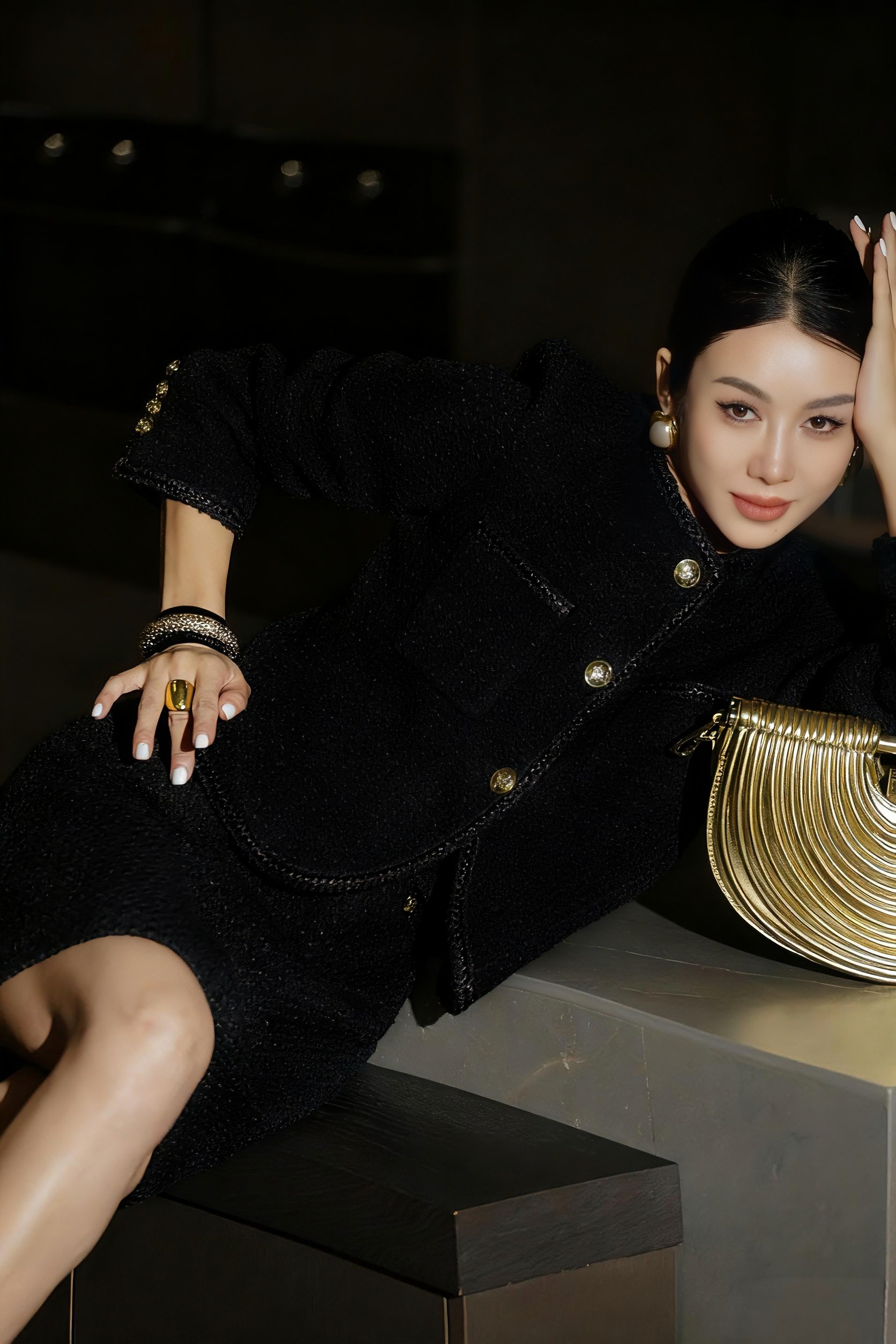 Elegant Wool Blend Tweed Set, Classic Design, Perfect for Autumn/Winter 2 a1758726647263 1822