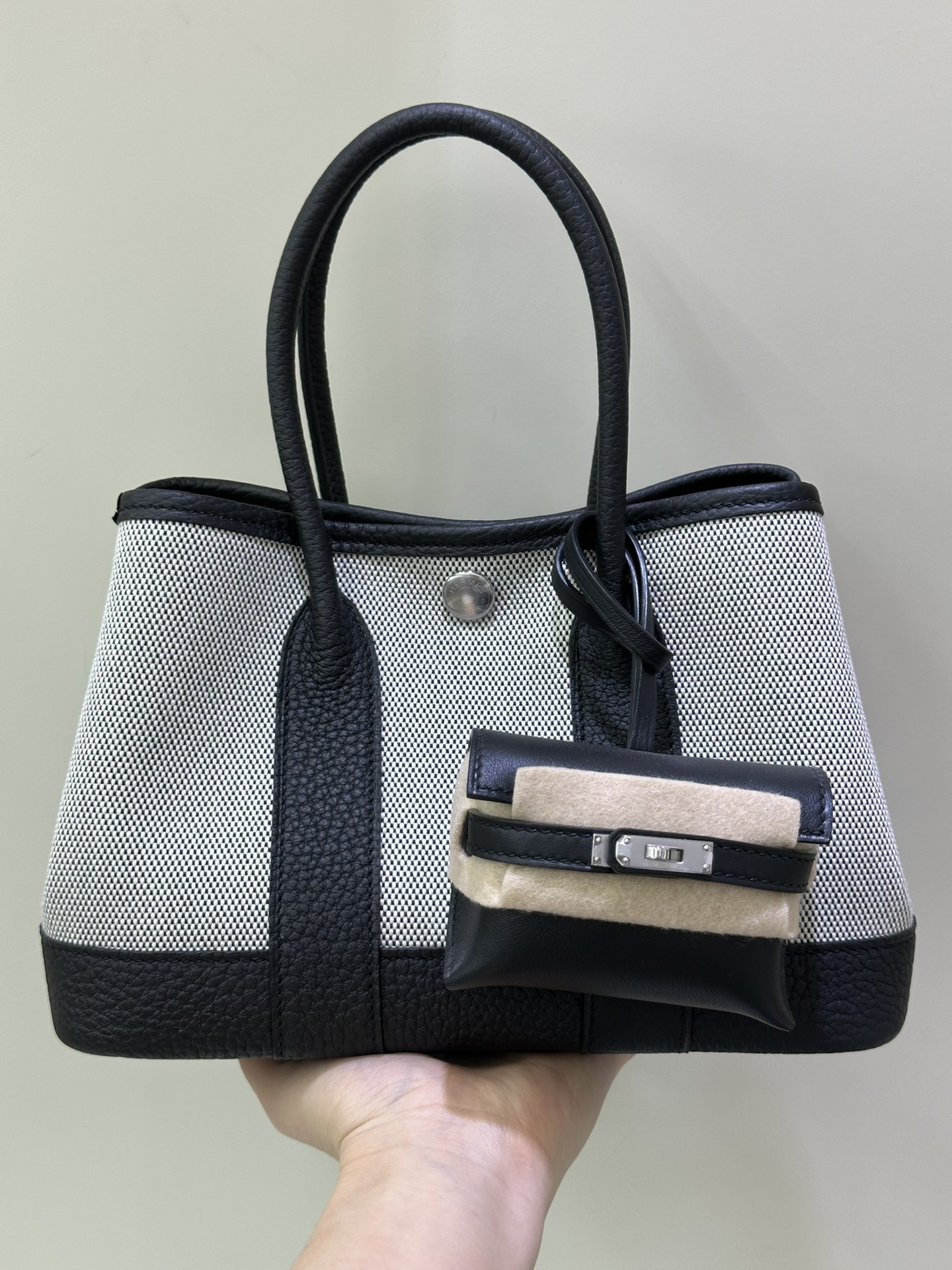Hermès Mini Garden 30 cute black pure hand ready for sale