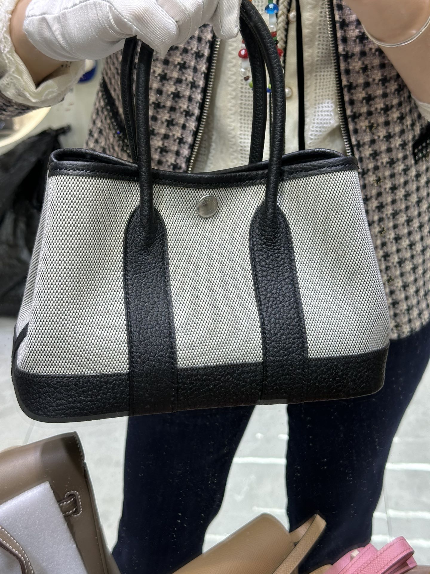 Hermès Mini Garden 30 cute black pure hand ready for sale