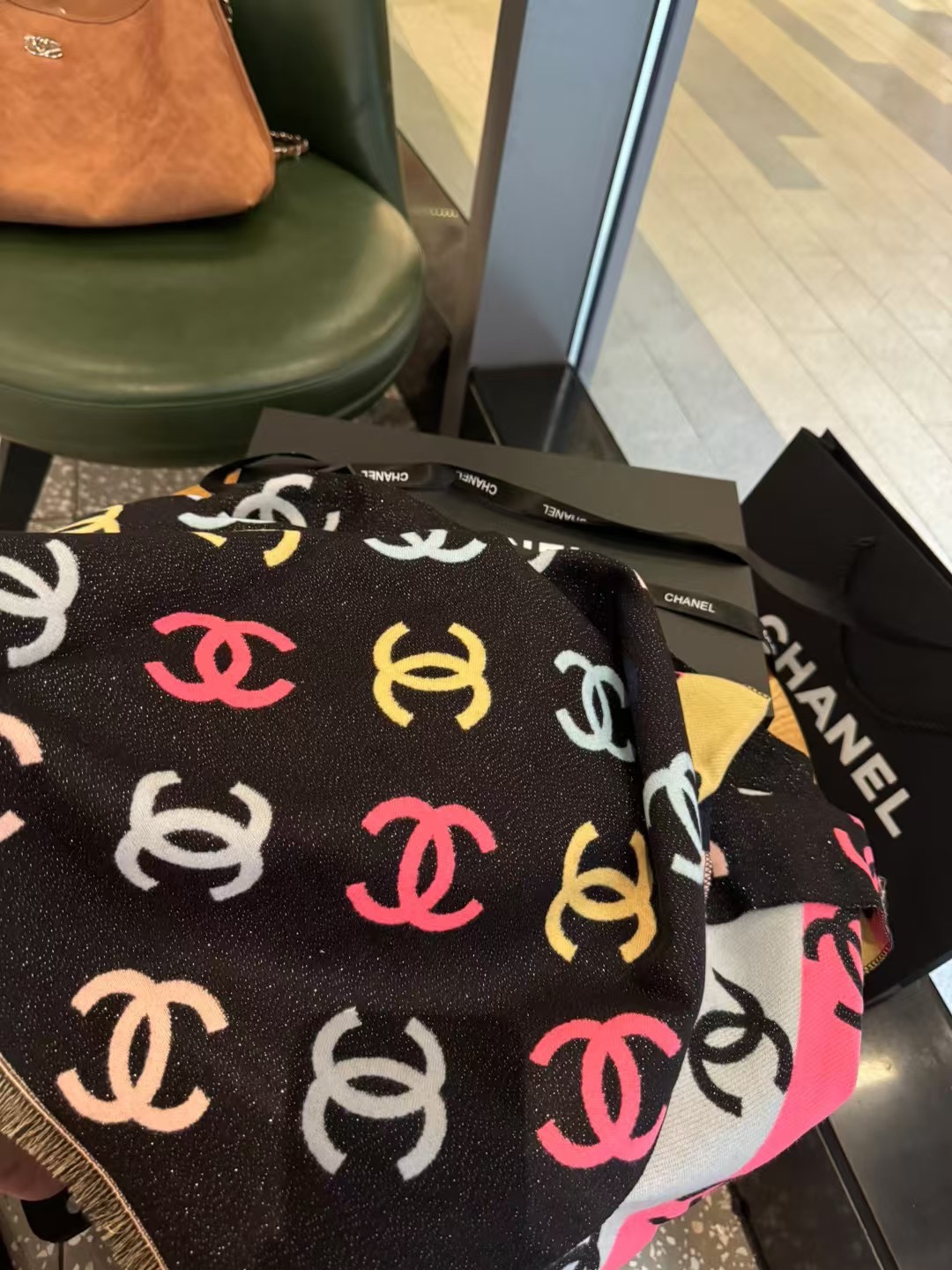 24C Collection Rainbow Monogram Scarf - Comprehensive 5
