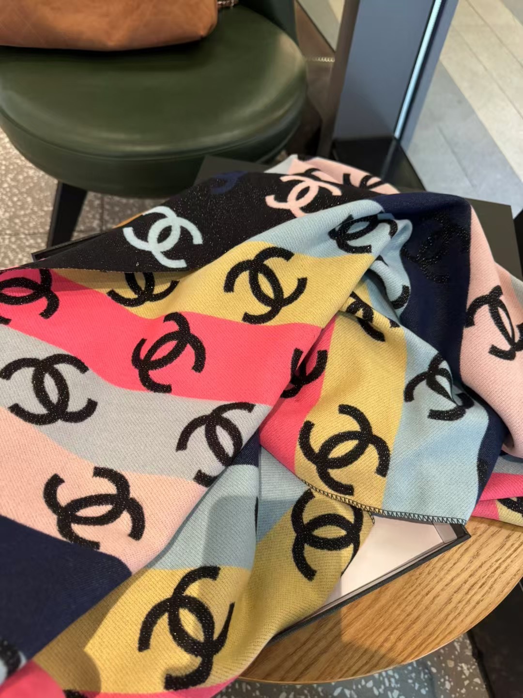 24C Collection Rainbow Monogram Scarf - Comprehensive 2