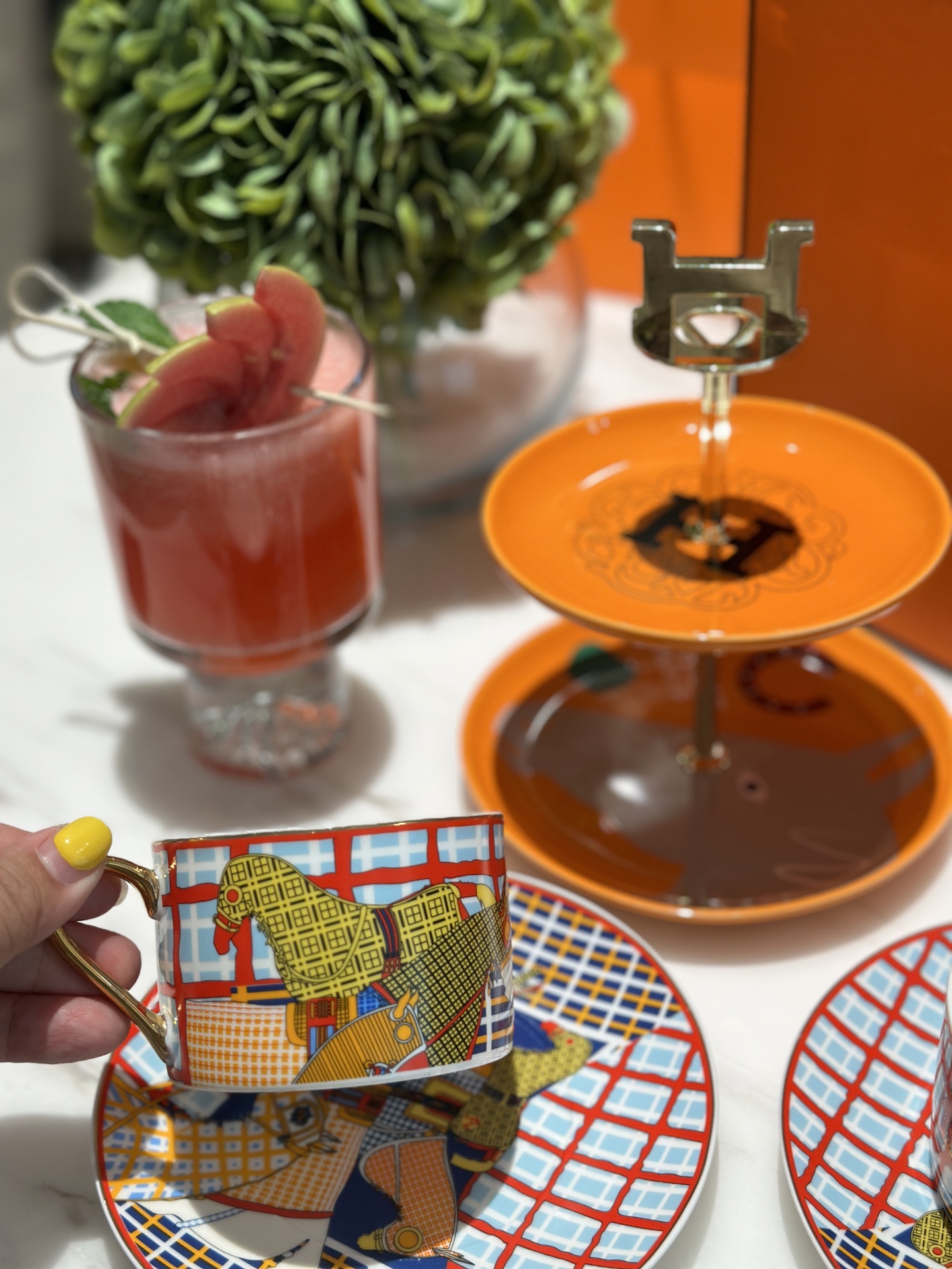 爱马仕 Hermès 高定典藏名品高定成衣时装外套连衣裙衬衫T恤 #7FF9CBF5 8