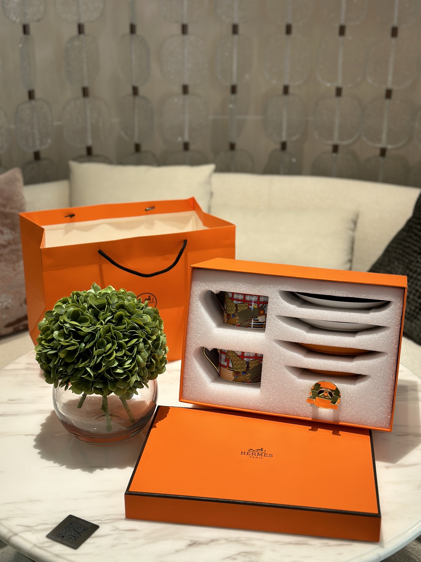 爱马仕 Hermès 高定典藏名品高定成衣时装外套连衣裙衬衫T恤 #7FF9CBF5 2