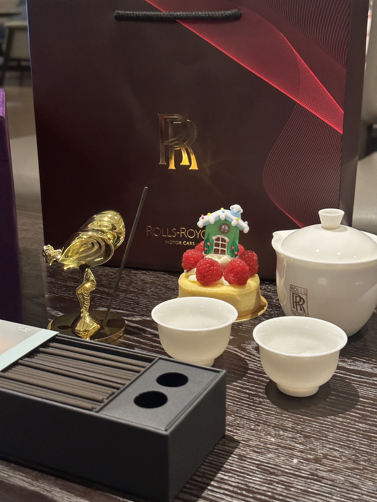 R Natural Incense Aroma+Tea Set Gift Box - Home&Textlile 5