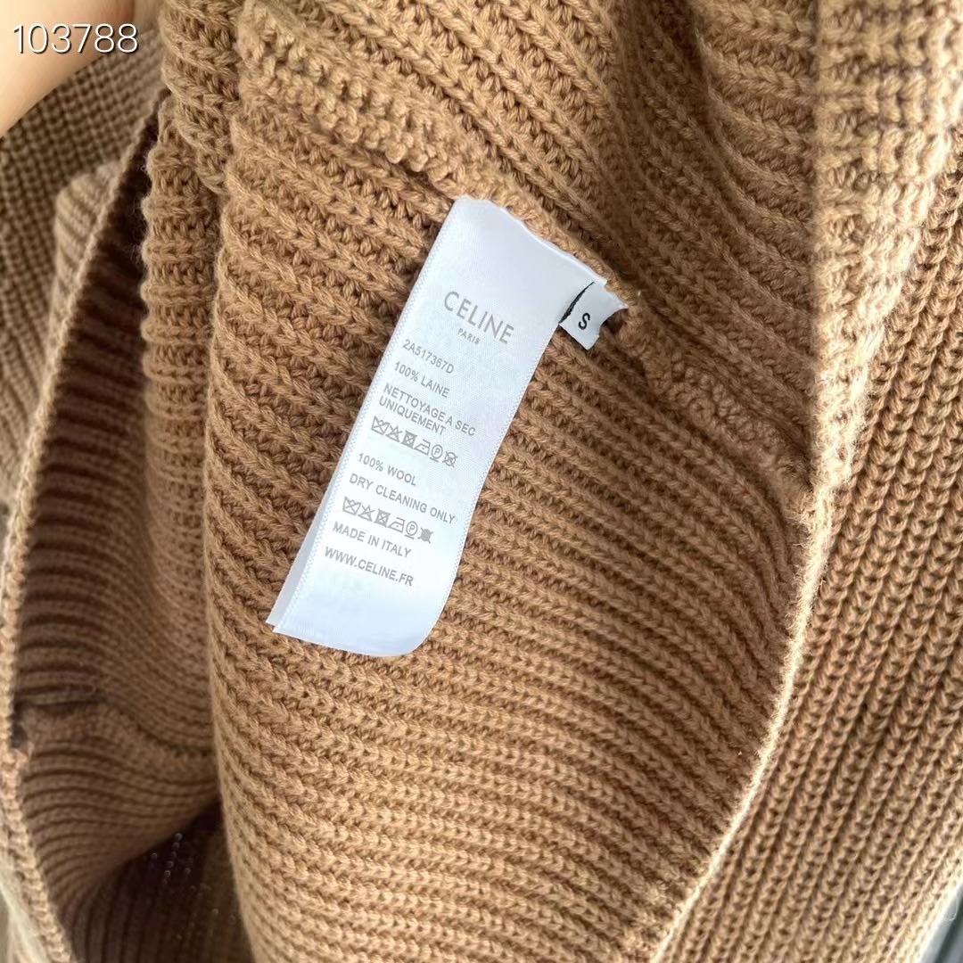 赛琳女装经典海军蓝罗纹羊毛颜色：白色、驼色、宝蓝码数：S ～𠃊